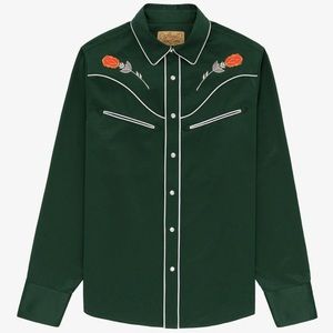 Aime Leon Dore Western Shirt Green Large